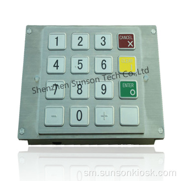 Stainless Steel Laʻititi Faʻailoga Faʻailoga Keypad